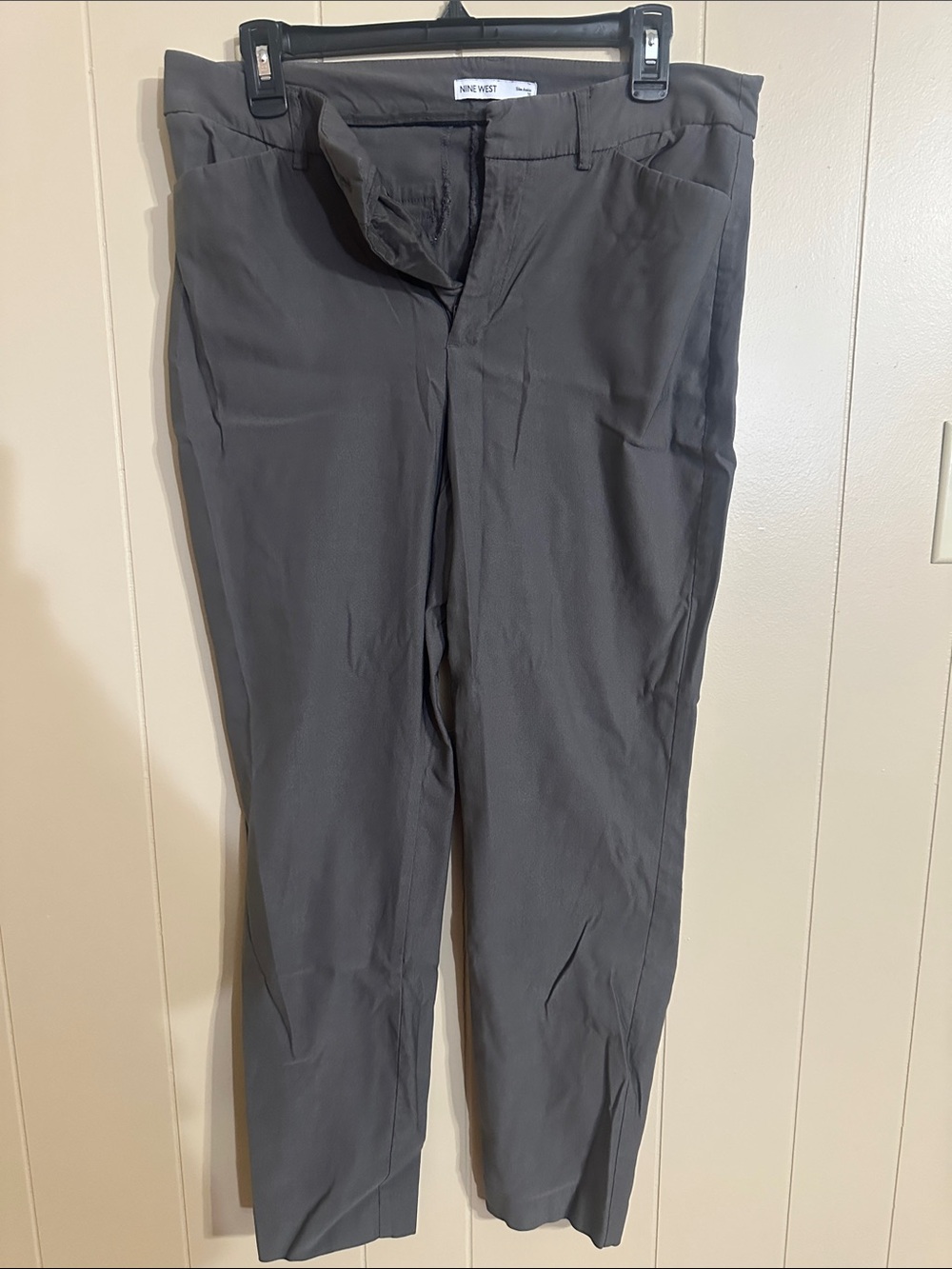 Nine West Woman’s Gray Dress Pants - Classic Straight Fit
